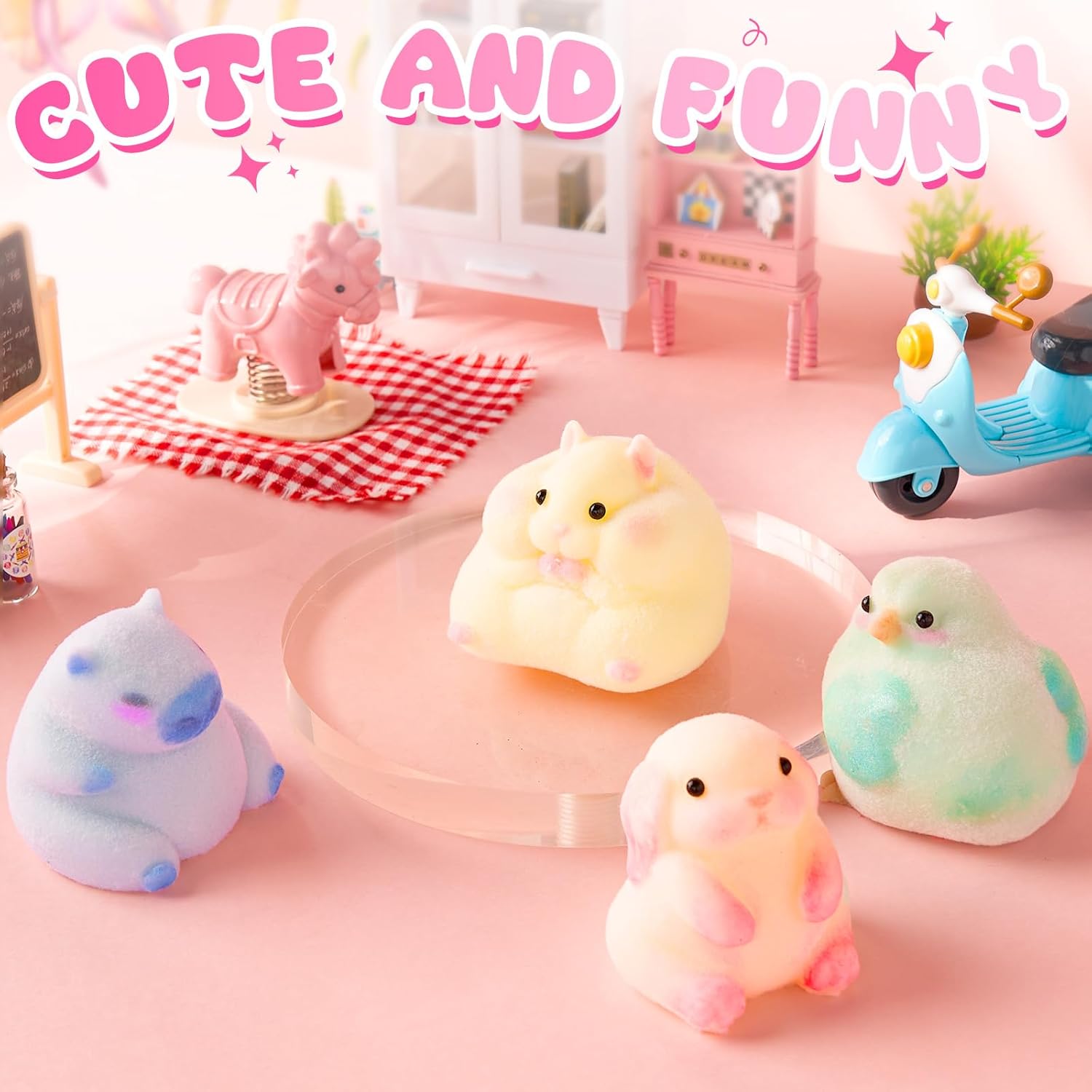 LET'S RESIN Flex Rubber for Taba Squishy Kit. All-in-one Beginner Kit for Squishy Maker. with 16oz Silicone Gel. Hamster/Capybara/Rabbit/Chick Silicone Molds. Color Paste. Flocking Powder. Ideal Gifts - Image 4