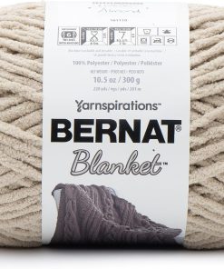 Alternative view of Bernat Blanket Super Bulky Acrylic Yarn - 2 Pack of 300g/10.5oz #6 Chunky Chenille Heavy Weight Yarn for Knitting and Crocheting. Amigurumi. Thick Blankets (Almond. 220 Yards 2-Pack)